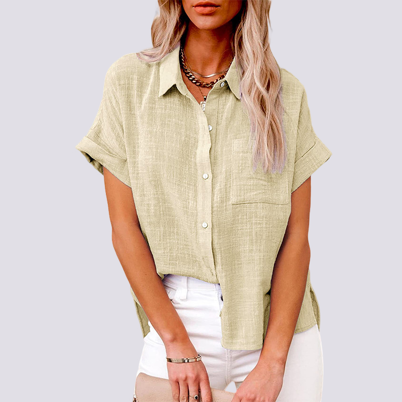 Nicole - Shirt mit kurzen Ärmeln und Tasche