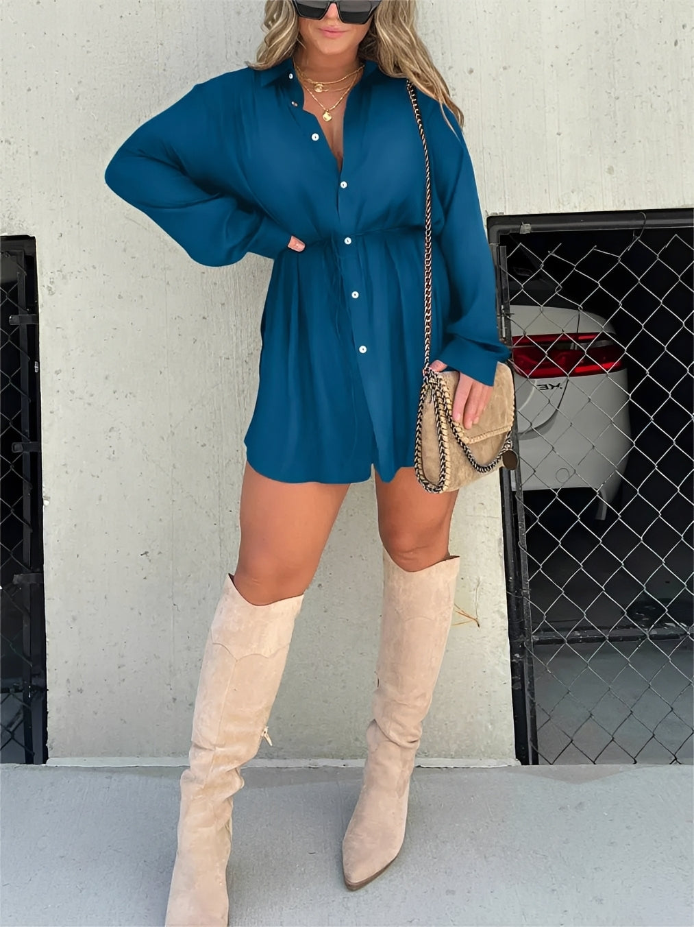 Effie - Bequemer Jumpsuit mit langen Ärmeln
