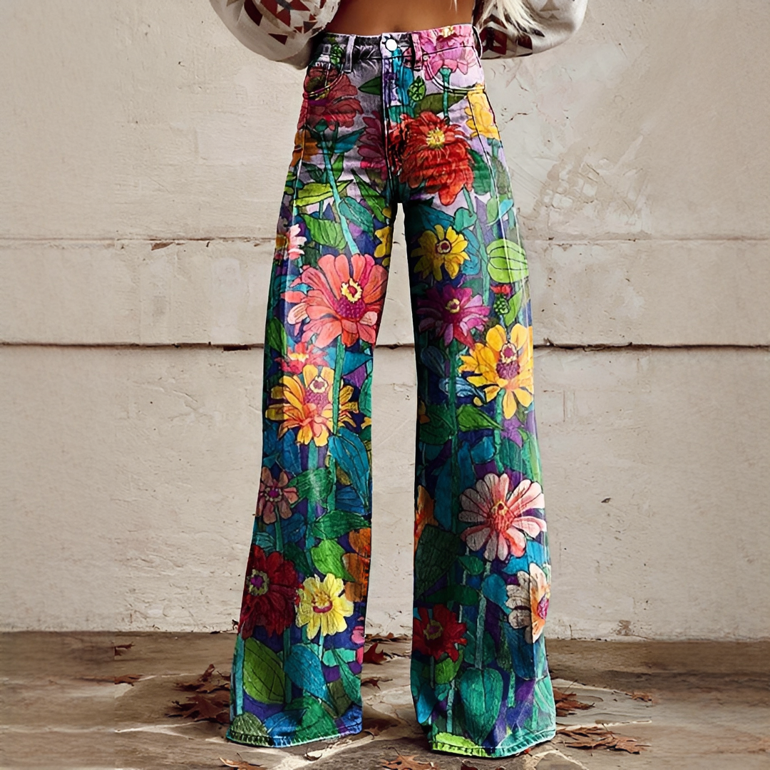 Shannon - Trendige Hose mit weitem Bein