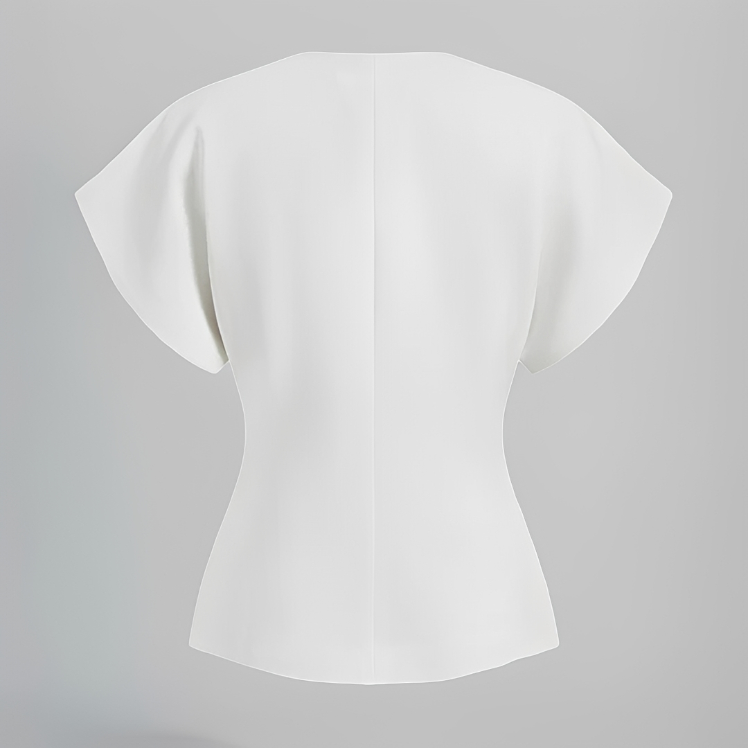 Ariella - Modische V-Ausschnitt Bluse