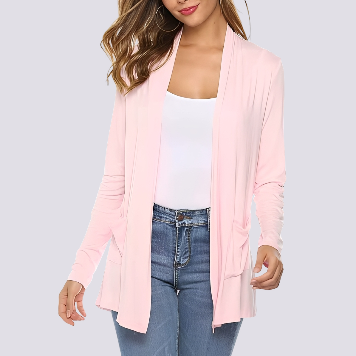Bertha - Komfortable Jacke mit langen Ärmeln