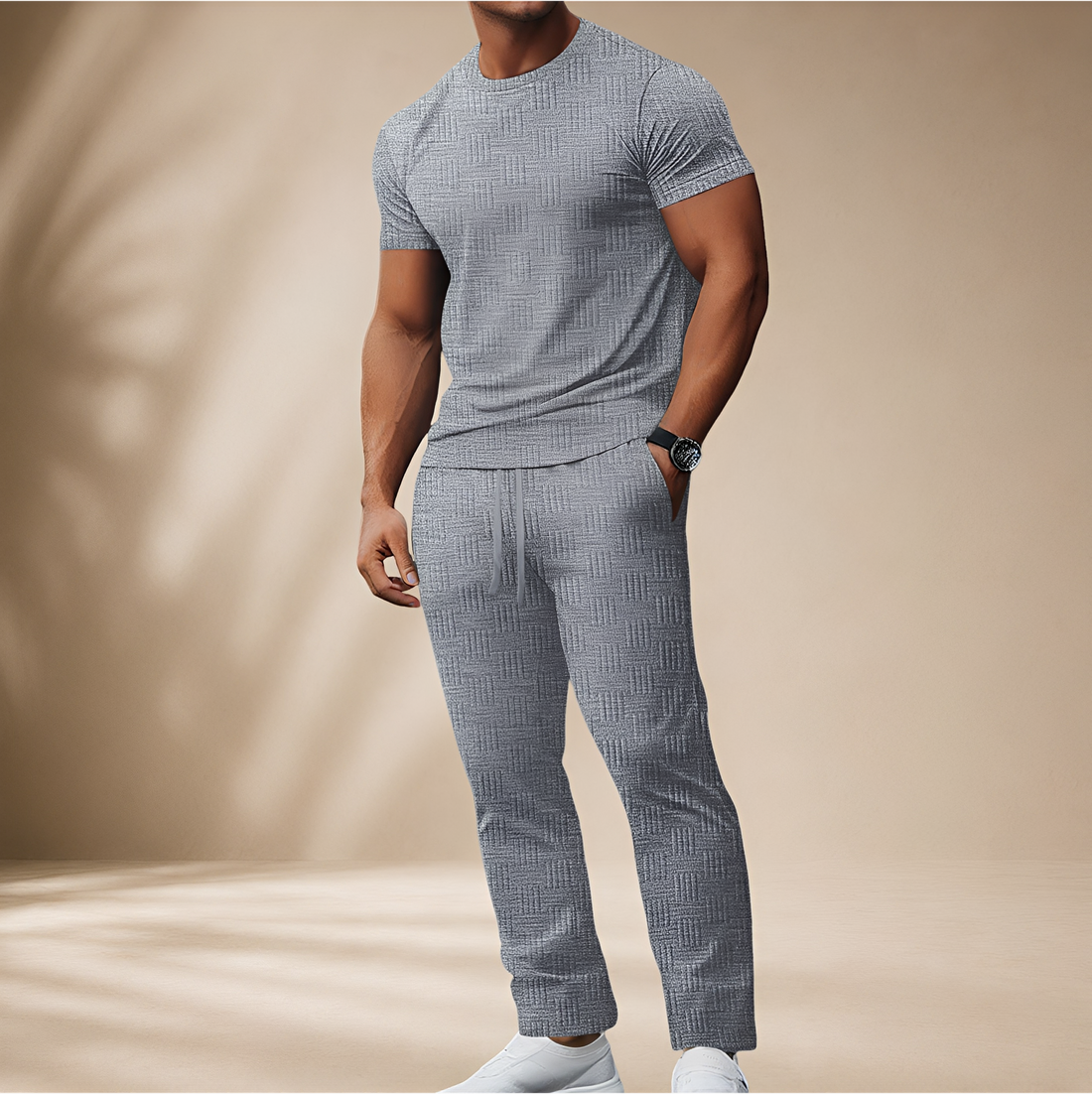 Thomas - Stilvolles Set aus T-Shirt und Hose