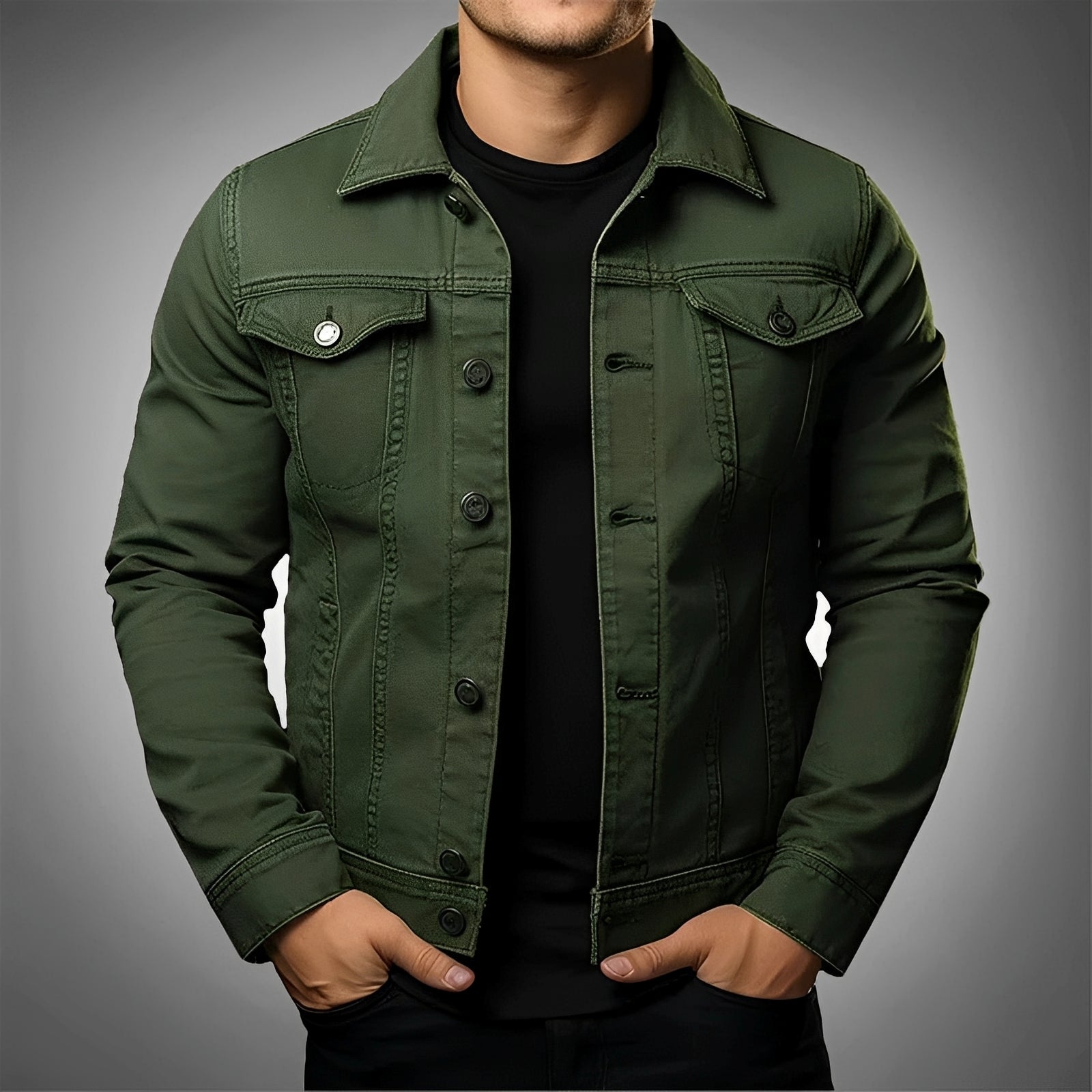 Leroy - Elegante Herren-Jeansjacke