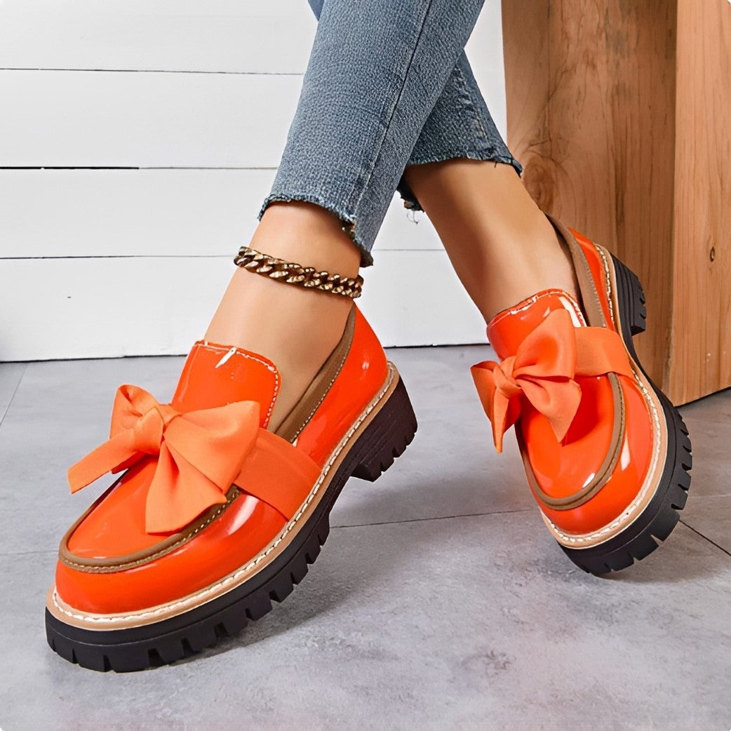 Miley - Stilvolle Loafer mit Schleifendetail