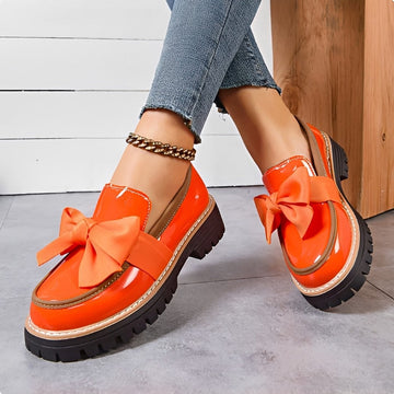 Miley - Stilvolle Loafer mit Schleifendetail