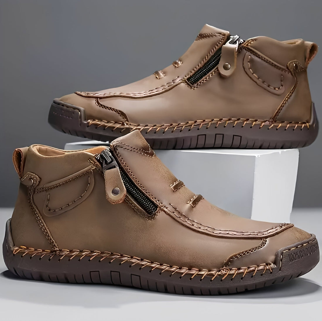 David - Elegante Stiefel mit Zipper