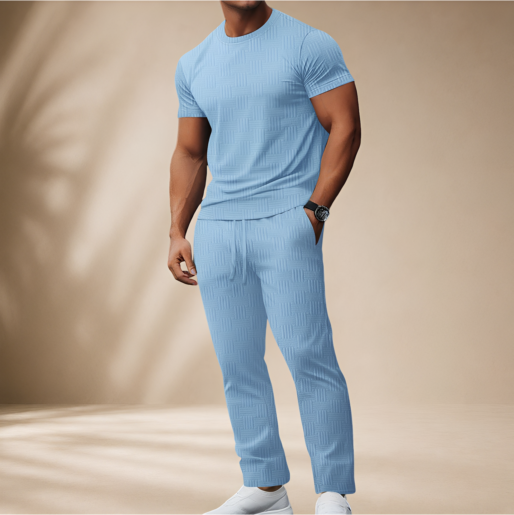 Thomas - Stilvolles Set aus T-Shirt und Hose