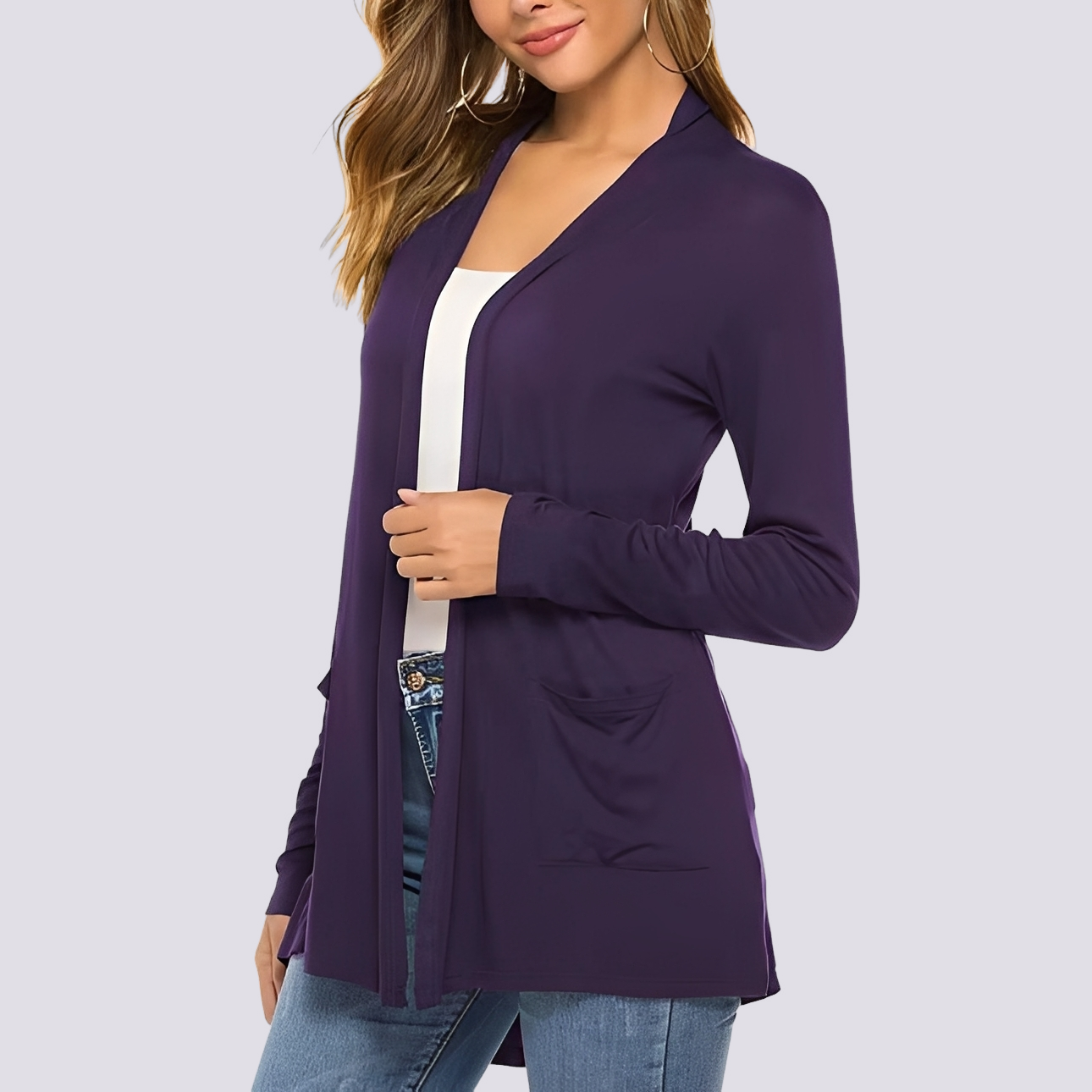 Bertha - Komfortable Jacke mit langen Ärmeln