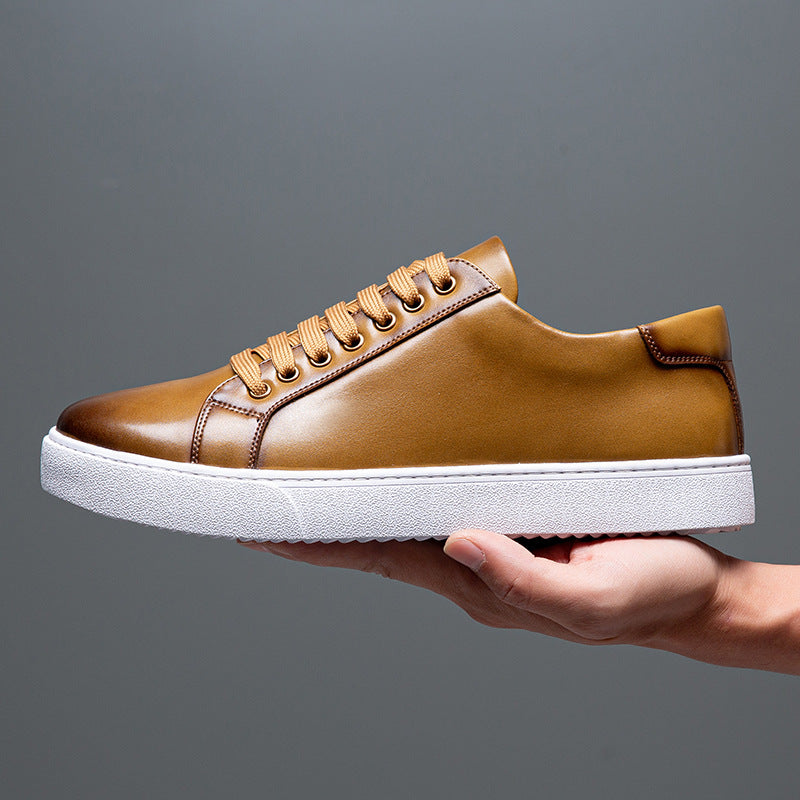 Dominik - Freizeitsneaker mit gebürstetem Look
