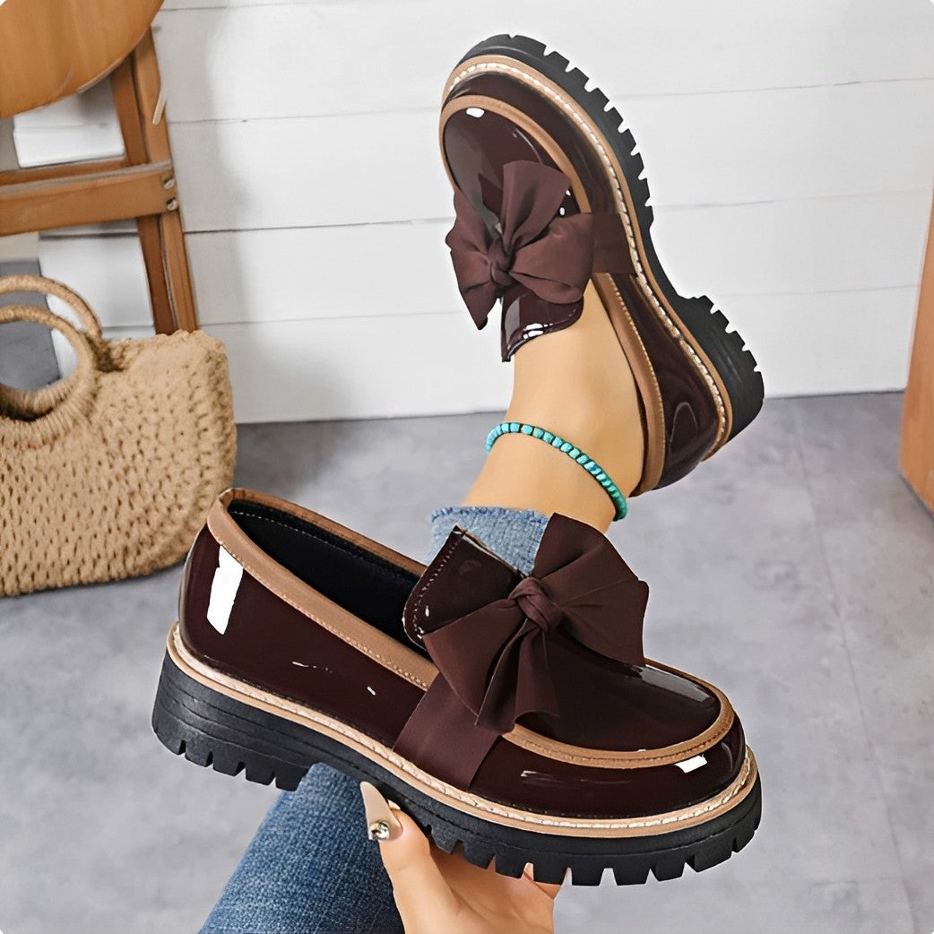 Miley - Stilvolle Loafer mit Schleifendetail