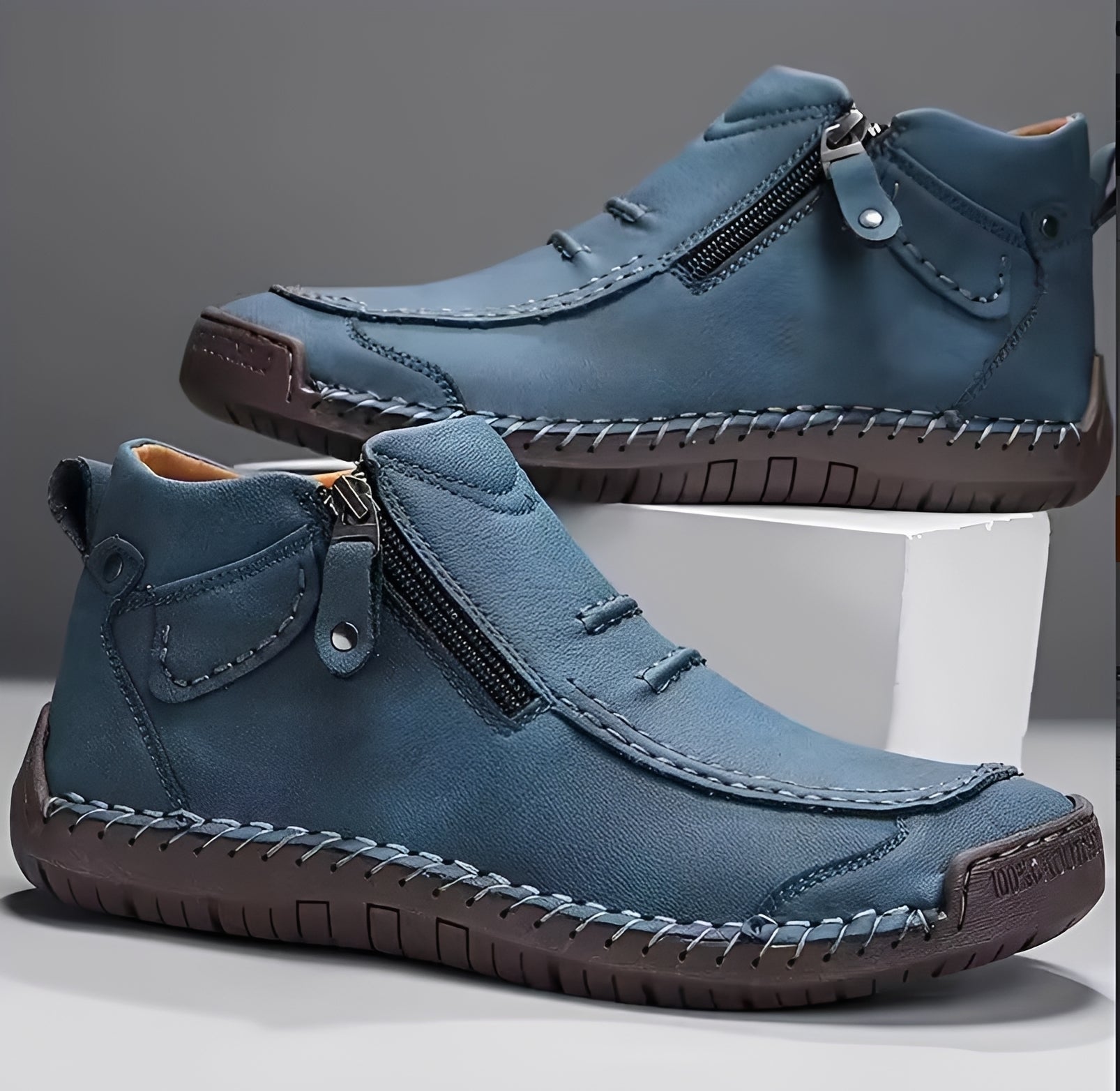 David - Elegante Stiefel mit Zipper