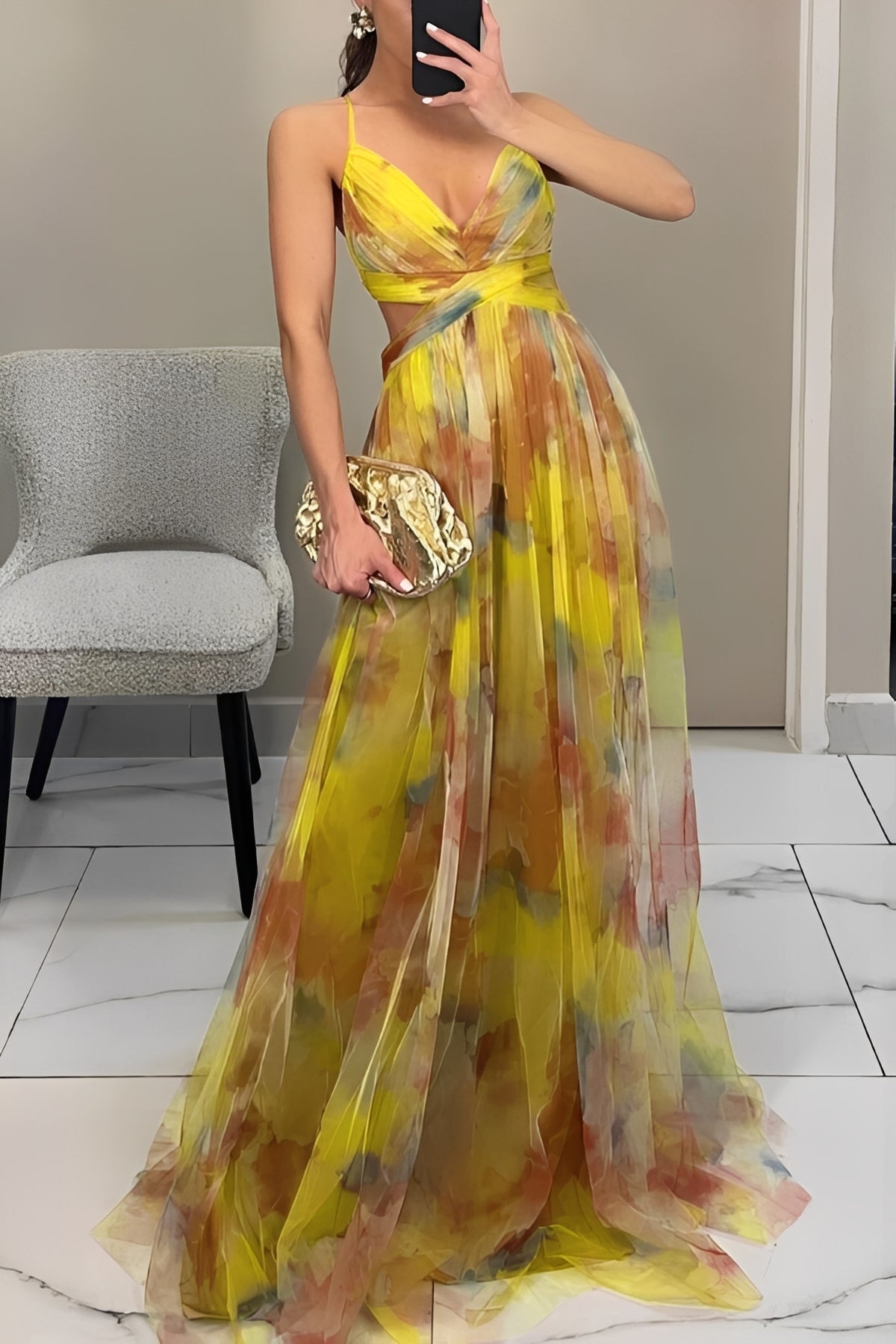 Davina - Chic A-Linien-Maxikleid