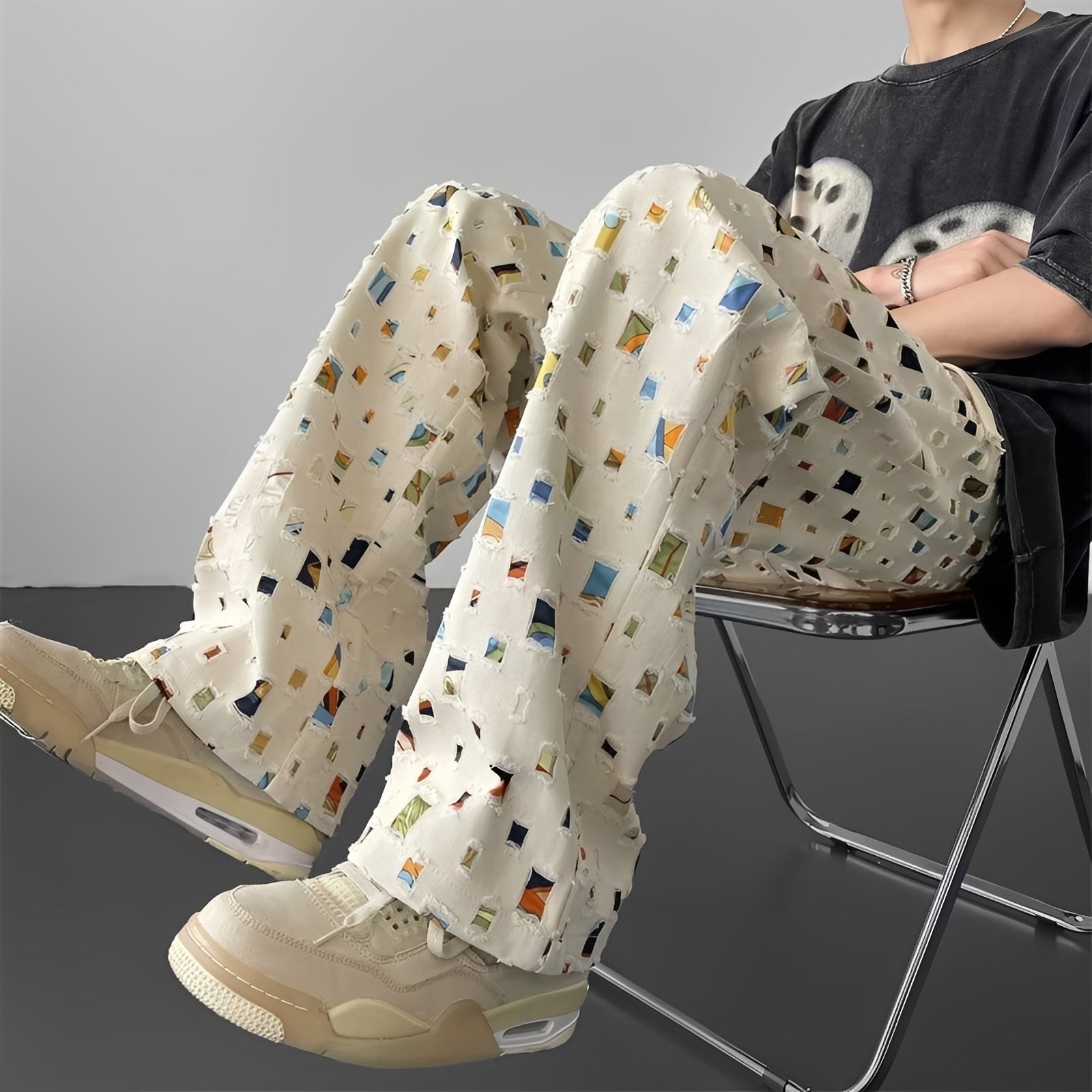 Tyrone - Elegante Hosen mit geradem Schnitt