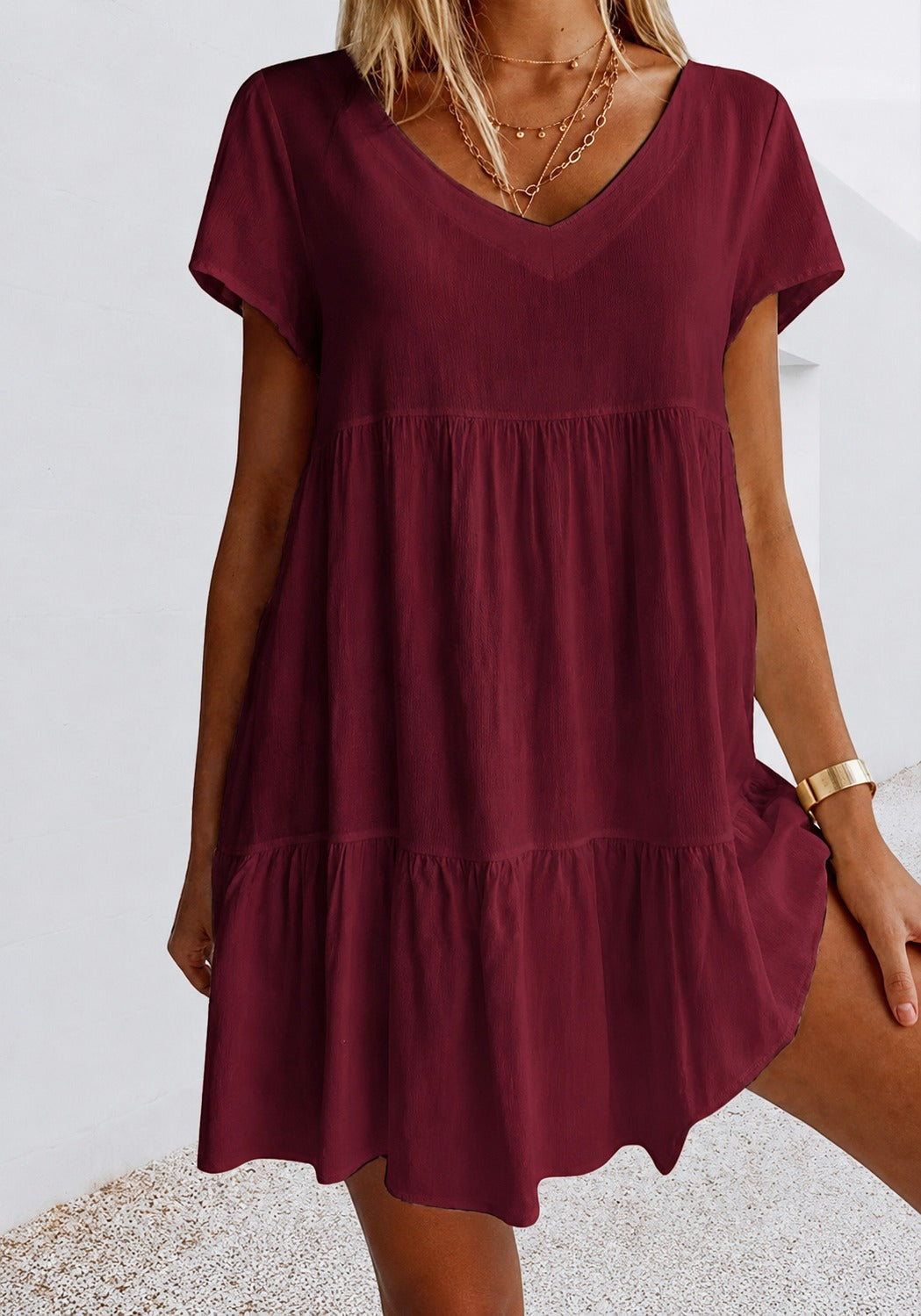 Cordelia - Bequemes, entspanntes Minikleid