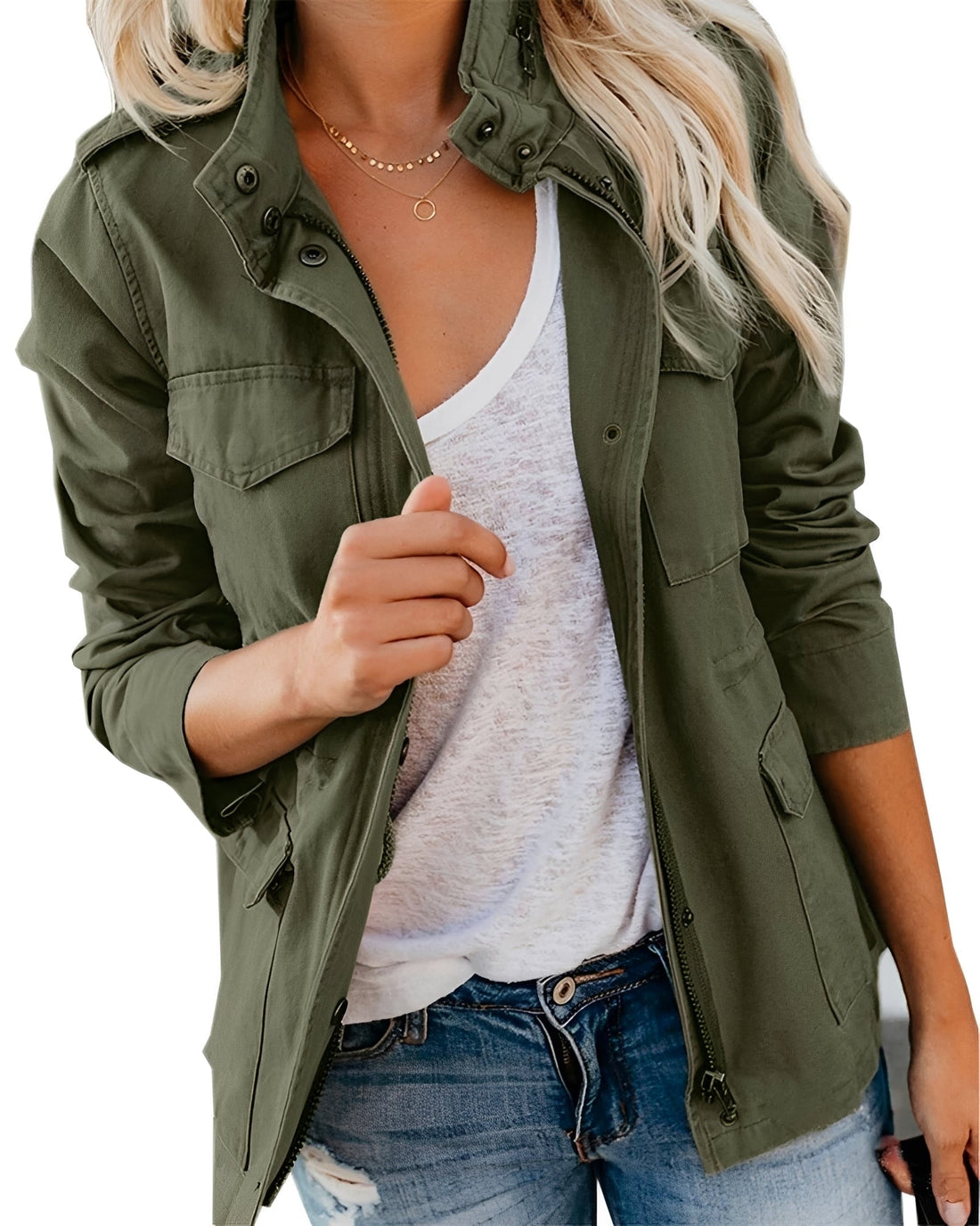 Elodie - Stylische Jacke mit Taschen