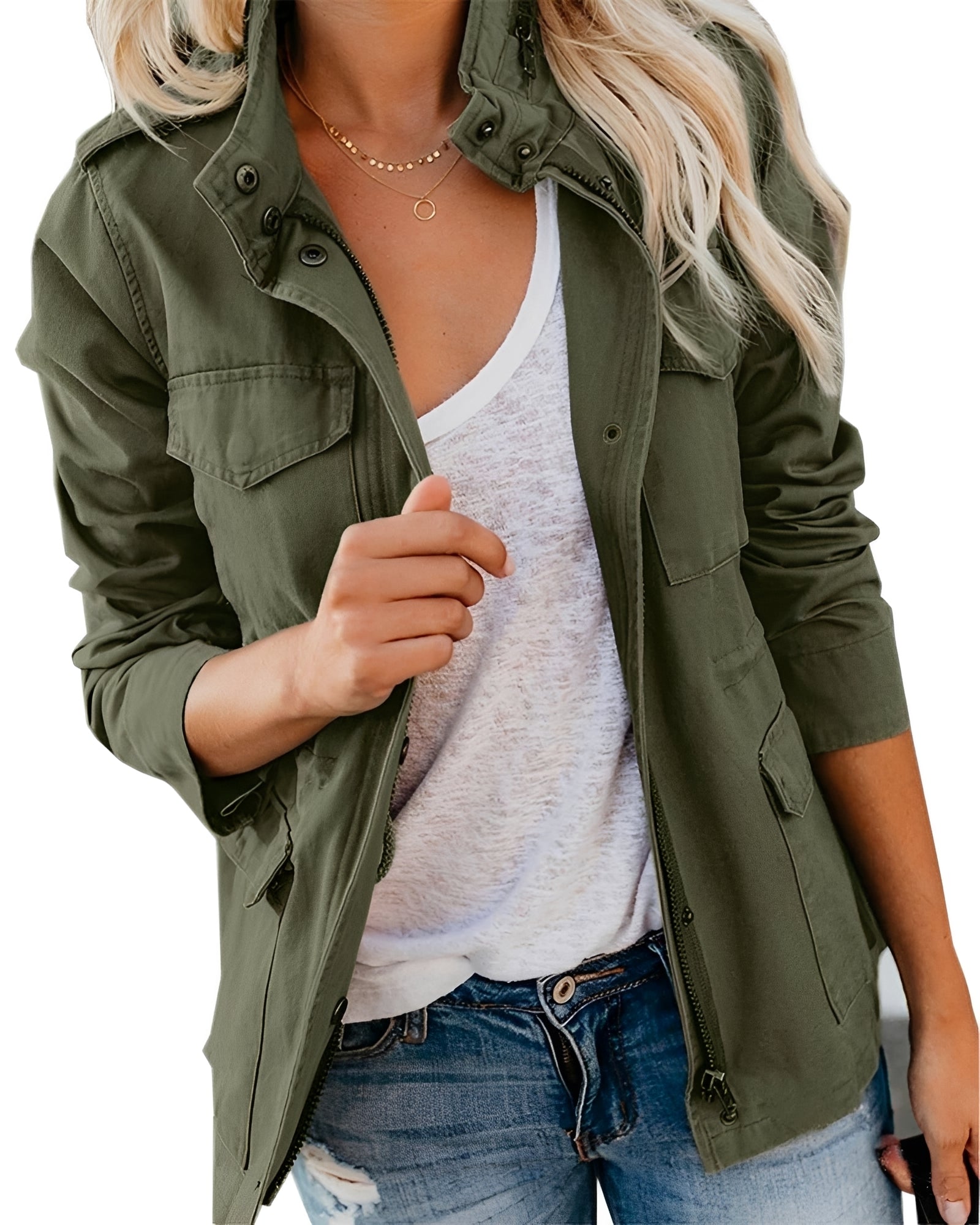 Elodie - Stylische Jacke mit Taschen