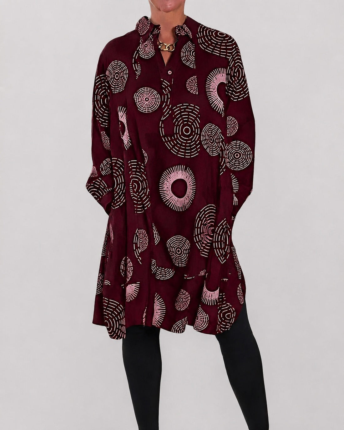 Lacie - Bequemes Kleid mit Kragendetail