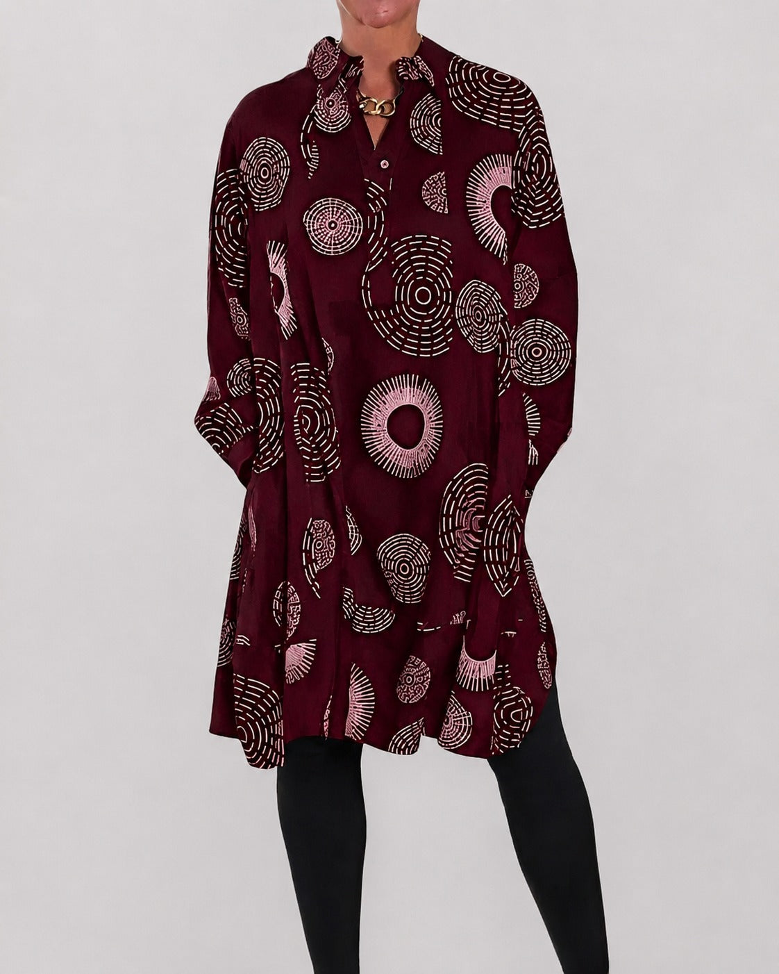 Lacie - Bequemes Kleid mit Kragendetail