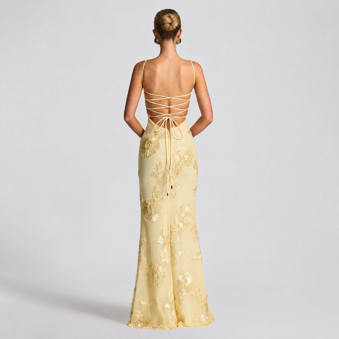 Norma - Stilvolles florales Maxikleid