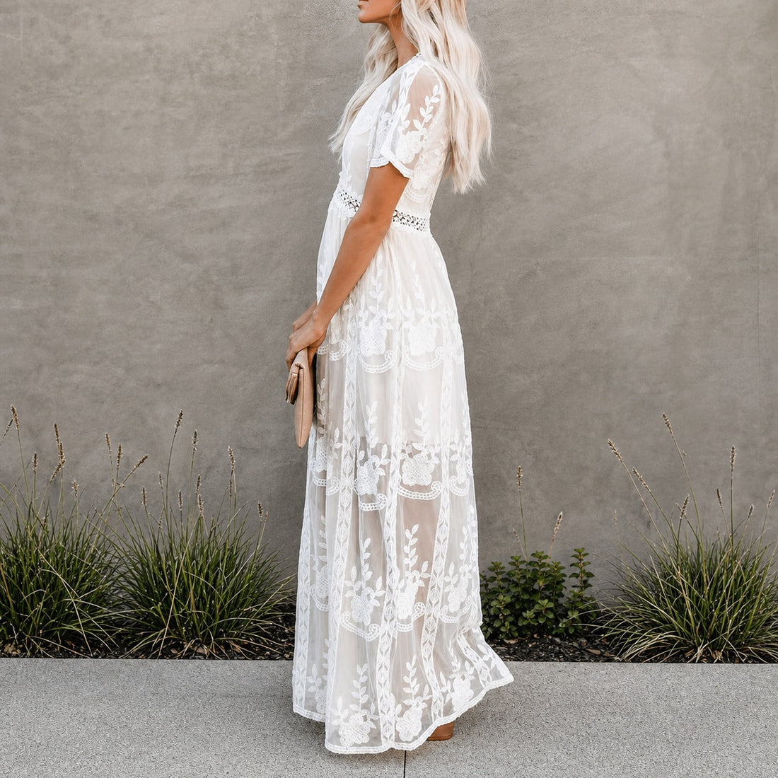 Alison - Schickes Maxikleid aus leichtem Stoff