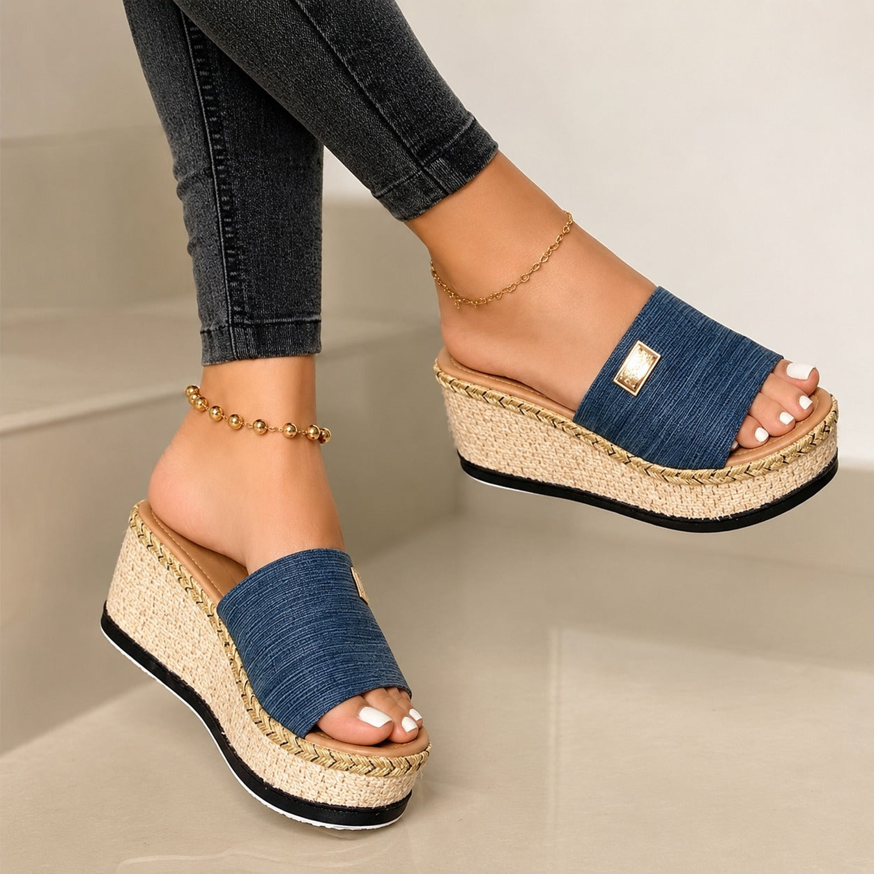 Camilla - Elegante hohe Plattform-Sandalen