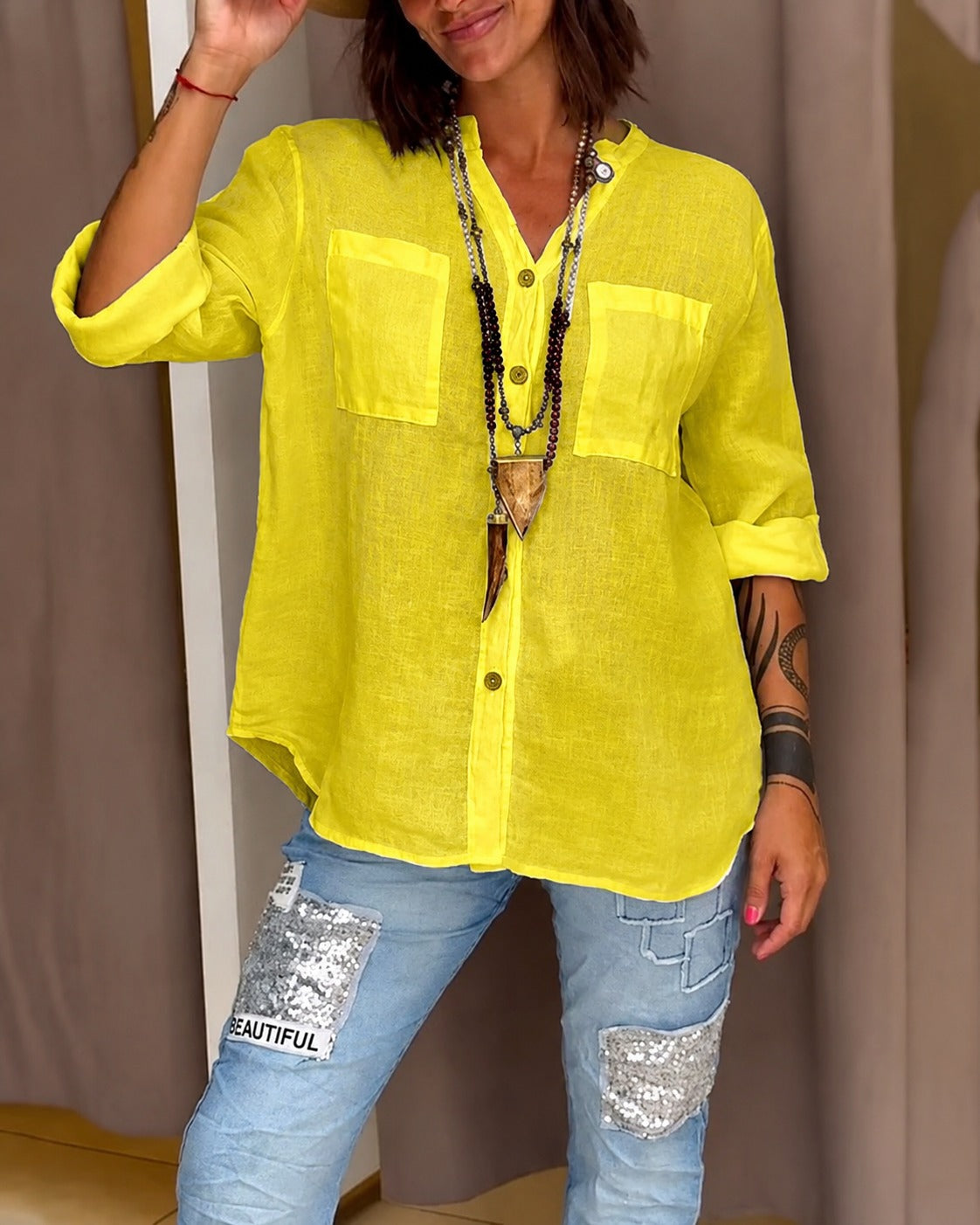 Farrah - Bequemes Shirt mit weitem Schnitt