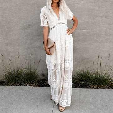 Alison - Schickes Maxikleid aus leichtem Stoff