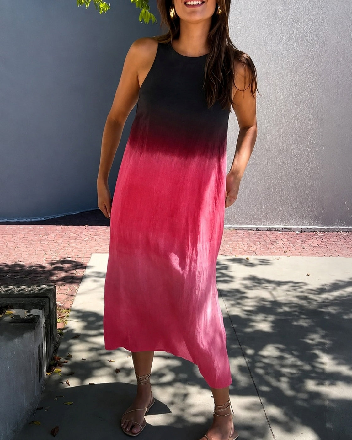 Katrina - Elegantes ärmelloses Kleid
