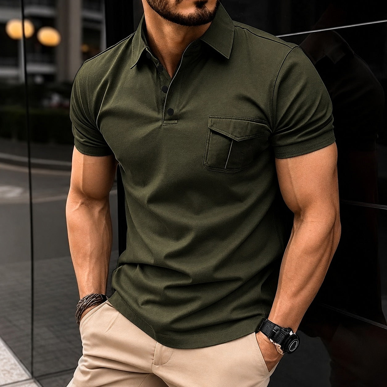Jayden - Stylisches, eng anliegendes Polohemd