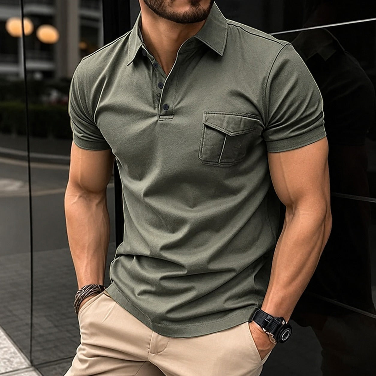Jayden - Stylisches, eng anliegendes Polohemd