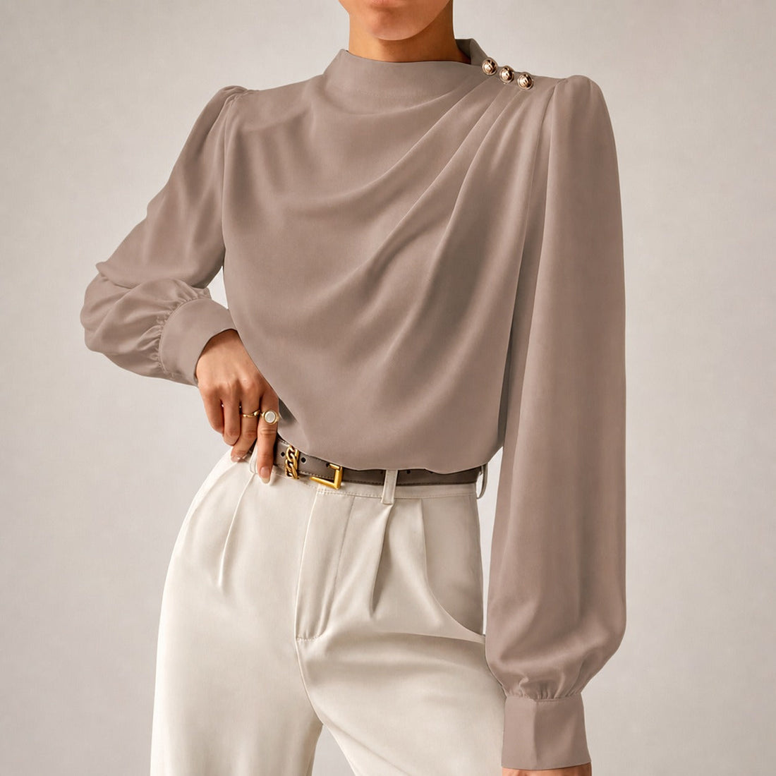 Susan - Elegante Bluse mit Komfortablem Schnitt