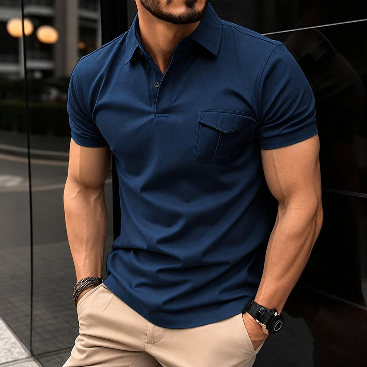 Jayden - Stylisches, eng anliegendes Polohemd