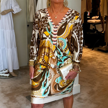 Talia - Modisches Kleid mit Muster
