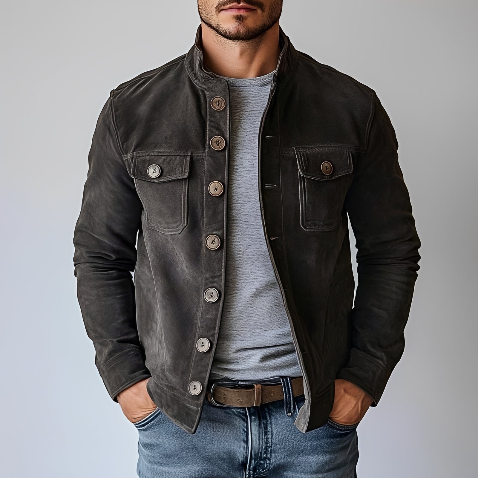 Lenard - Zeitlose Einreiher-Jacke