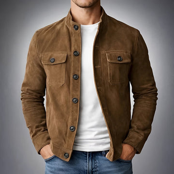 Gideon - Leichte Jacke mit Knopfverschluss