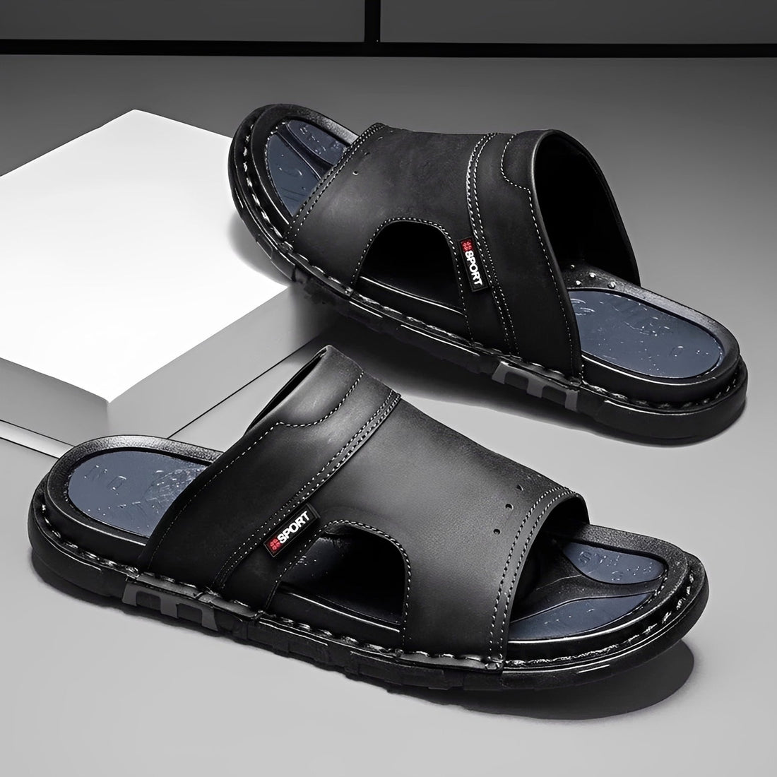 Kent - Komfortable weiche Sohlen-Sandalen