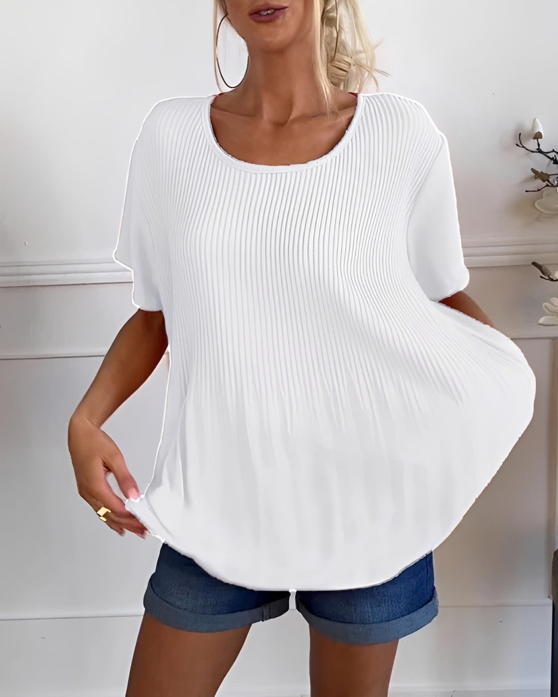 Faye - Legere Bluse mit Falten