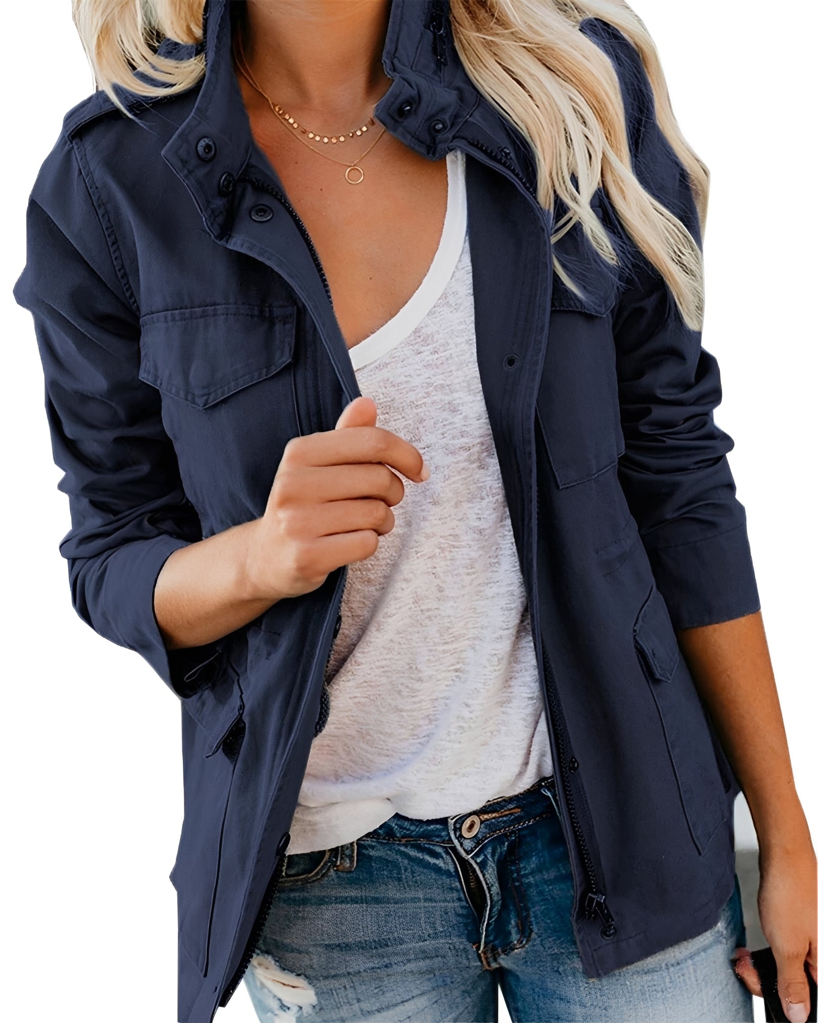 Elodie - Stylische Jacke mit Taschen