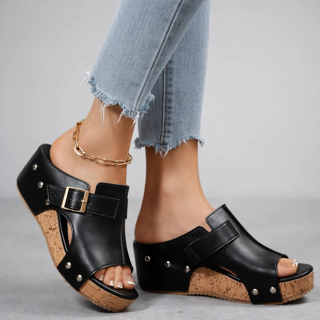 Albie - Modische Plateausandalen