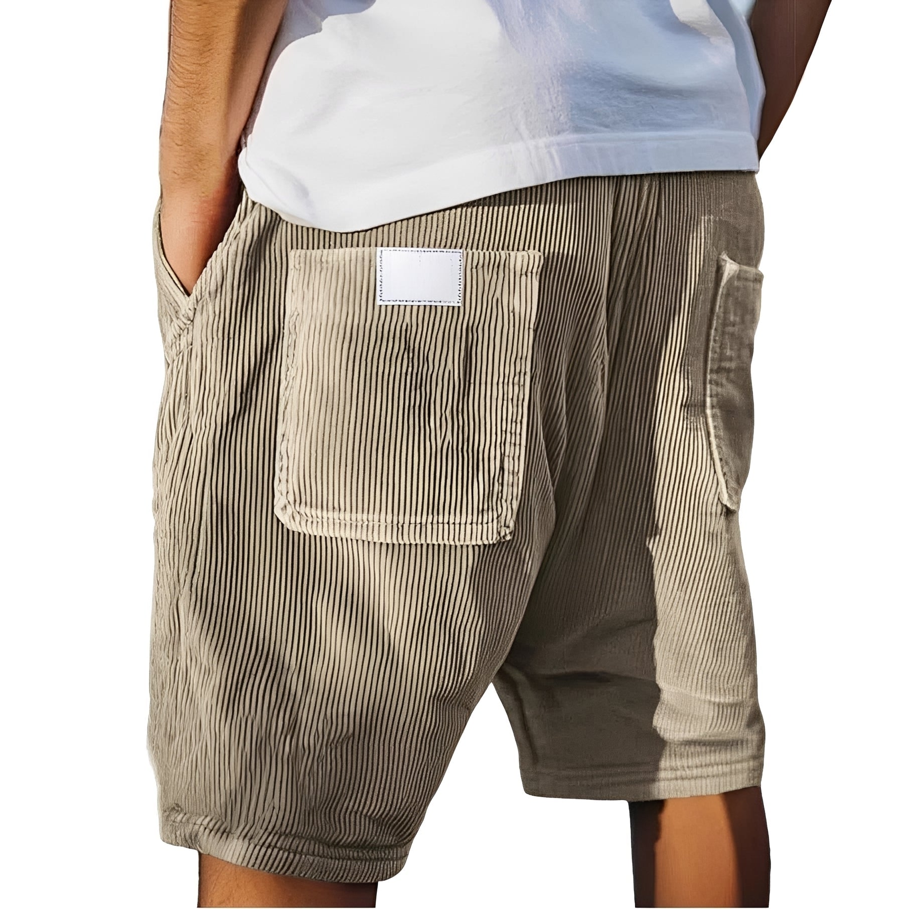 Ritchie - Bequeme Shorts mit Streifenmotiv