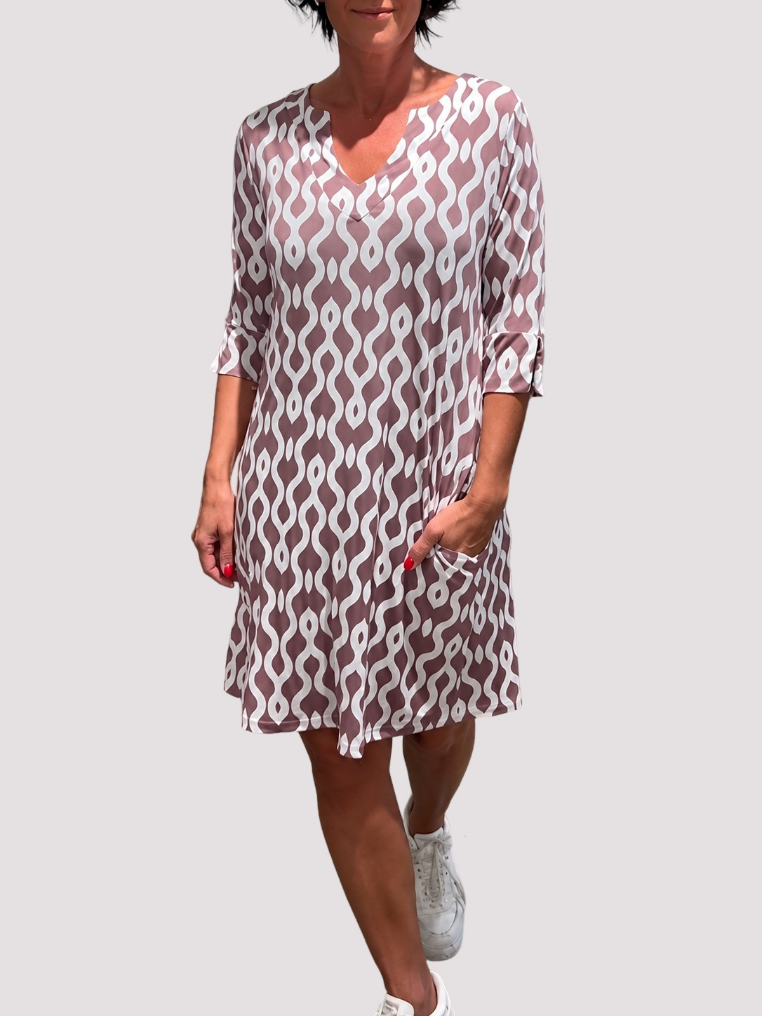 Jazmin - Bequemes Midikleid mit Volants