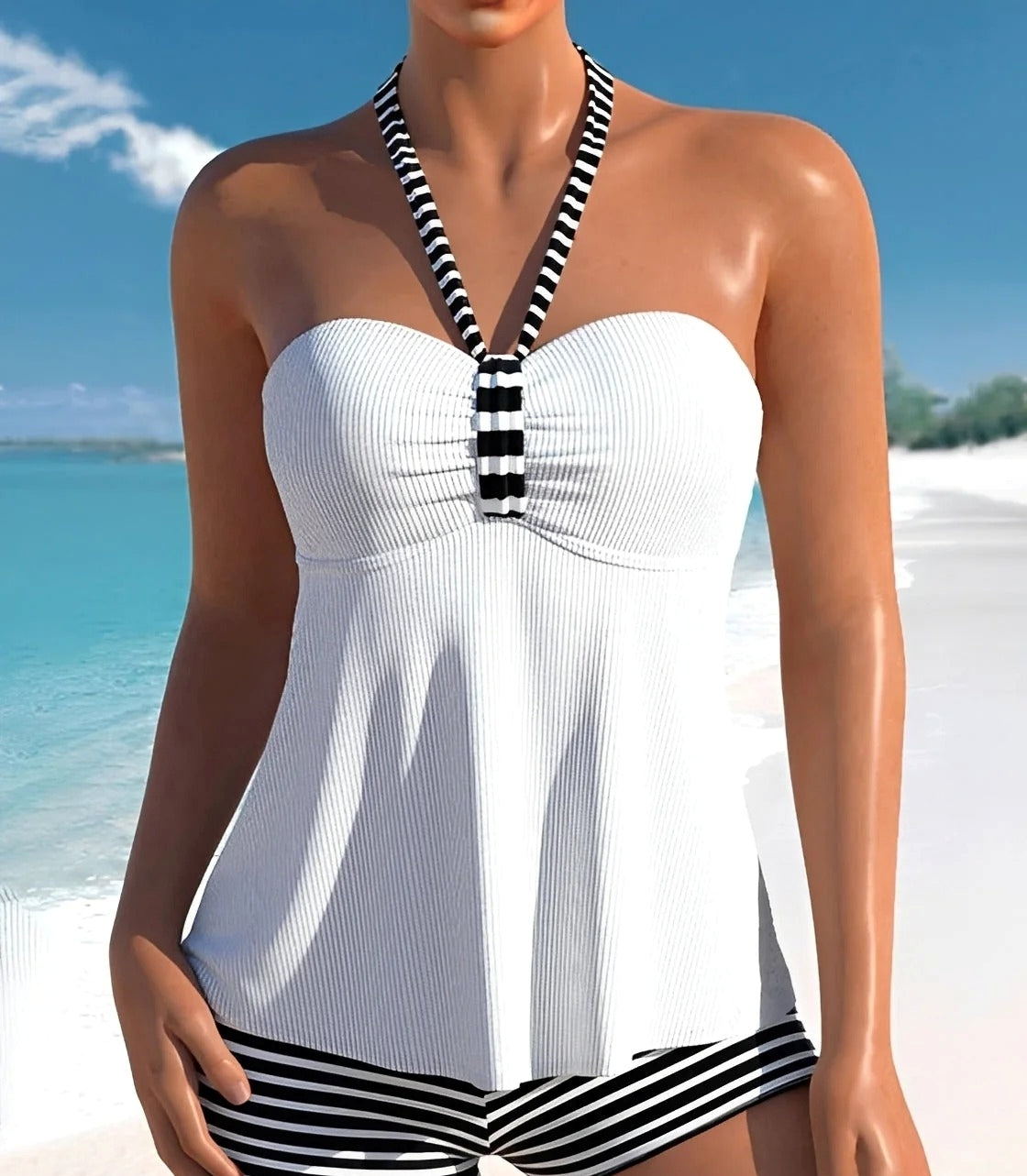 Ayla - Trendige Halterneck-Tankinis