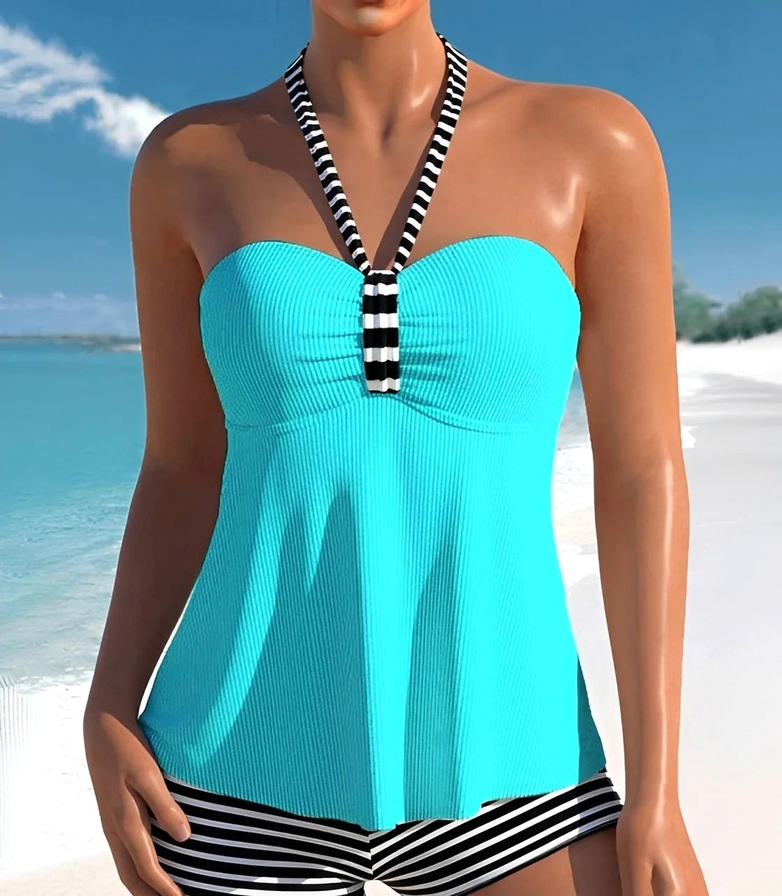 Ayla - Trendige Halterneck-Tankinis