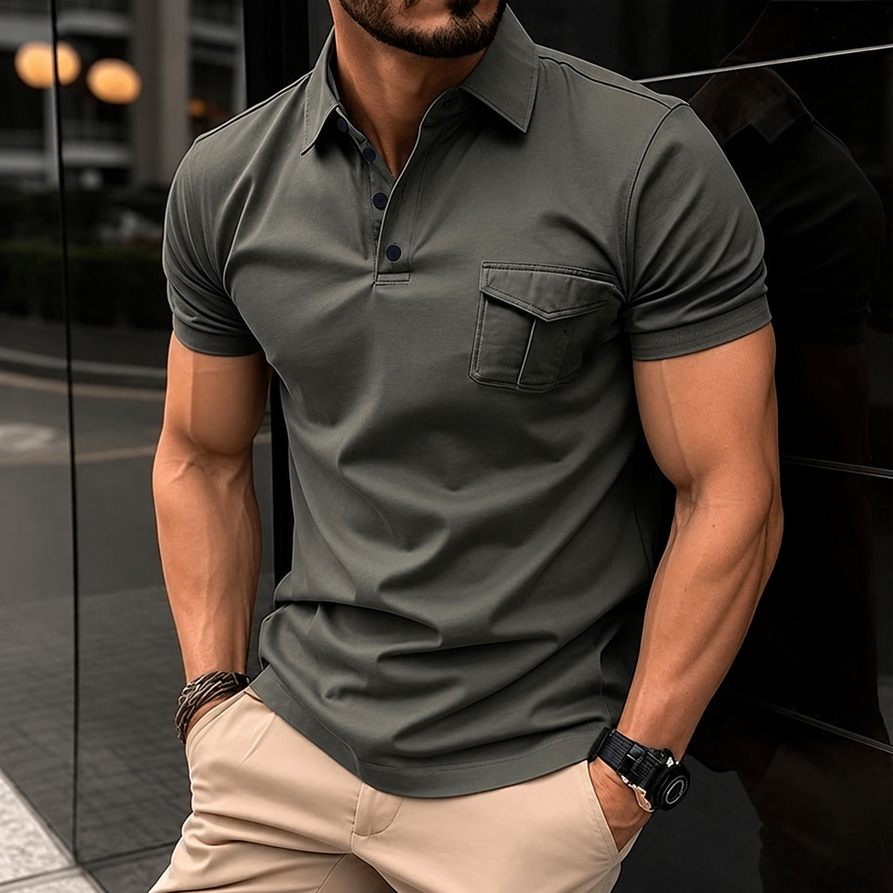 Jayden - Stylisches, eng anliegendes Polohemd