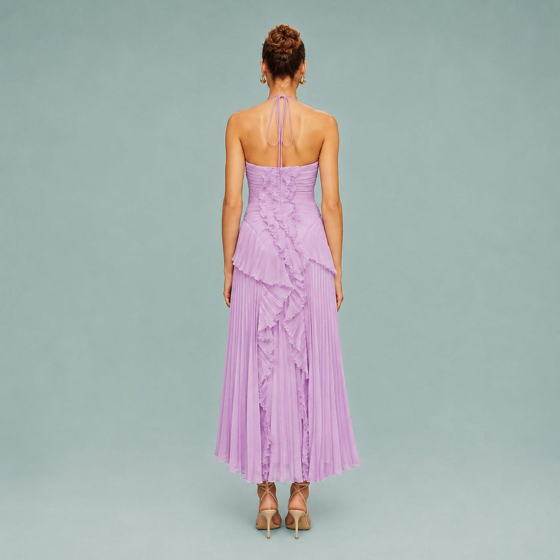 Komfortables - Simplistisches One-Shoulder-Maxikleid