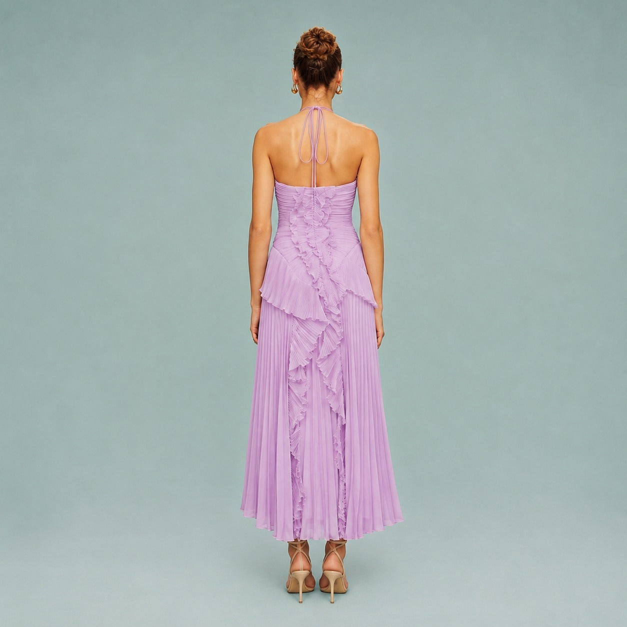 Komfortables - Simplistisches One-Shoulder-Maxikleid