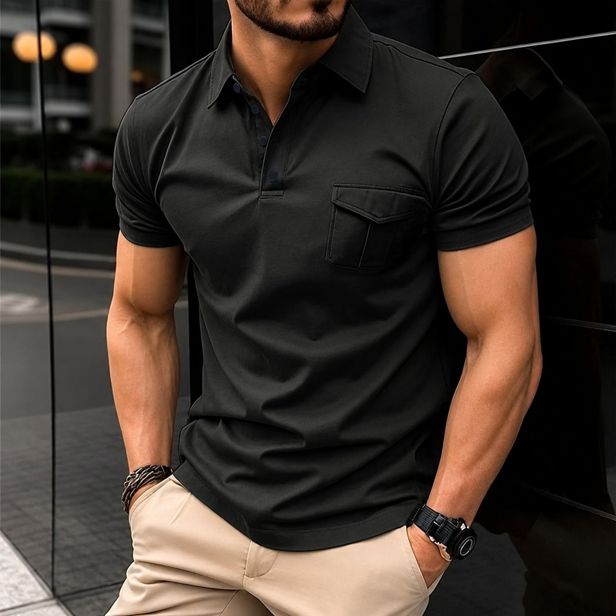 Jayden - Stylisches, eng anliegendes Polohemd