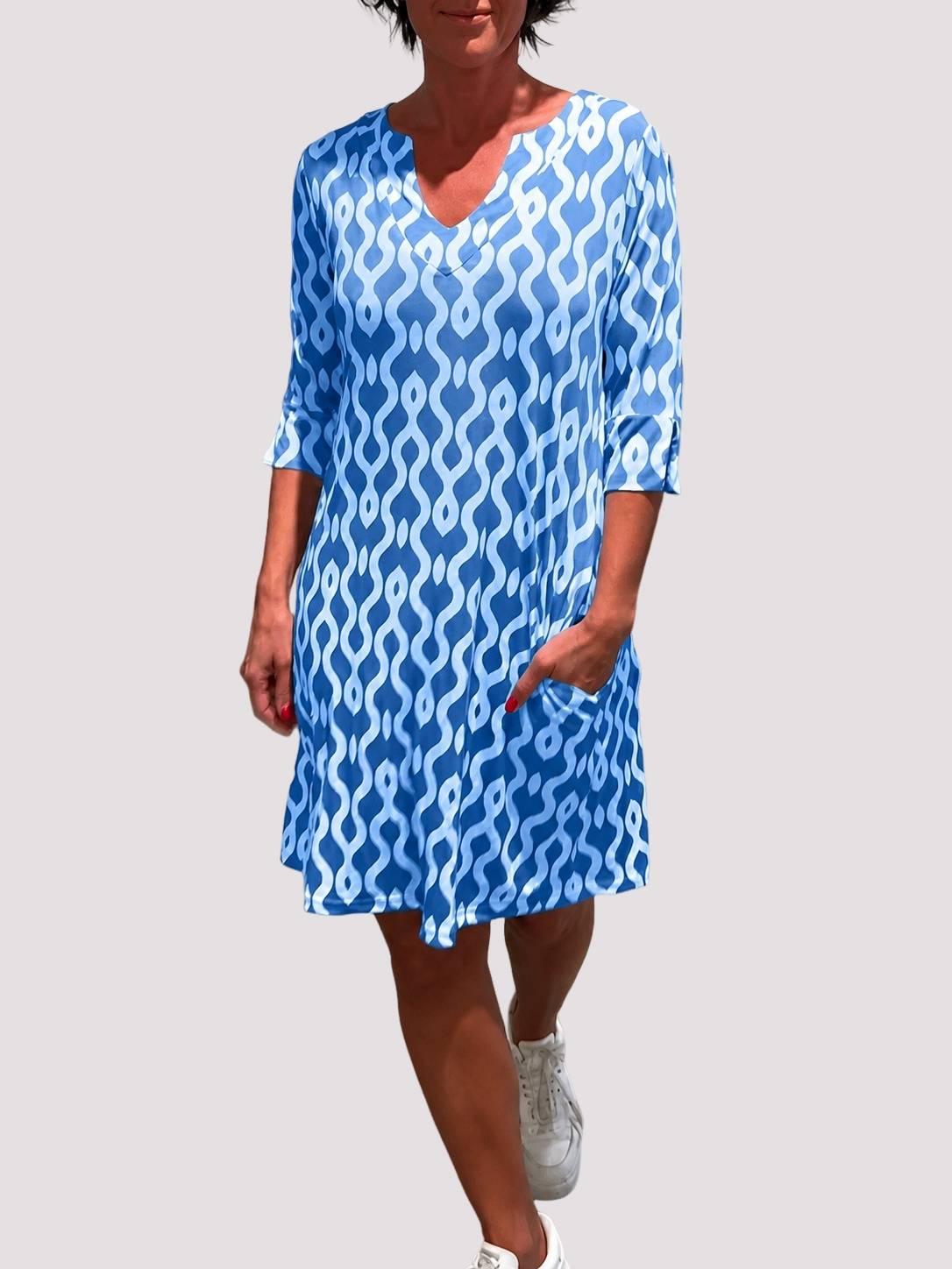 Jazmin - Bequemes Midikleid mit Volants