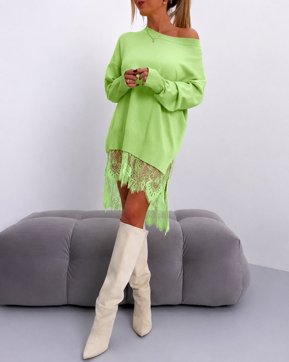 Eleanor - Stilvolles Kleid im schulterfreien Design