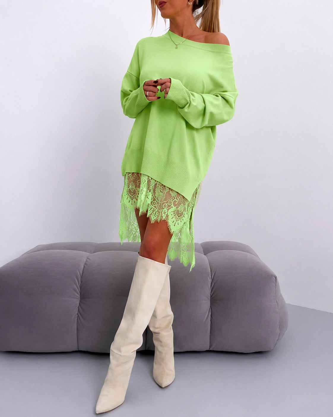 Eleanor - Stilvolles Kleid im schulterfreien Design